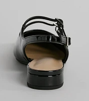 The Everyday Sling Back Patent Leather Flats