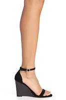 Basic Step Stacked Heel Wedge