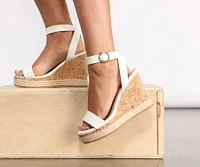 Especially Espadrille Cork Wedges