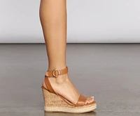 Especially Espadrille Cork Wedges