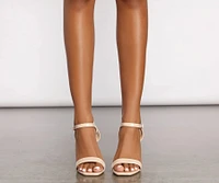 Clearly Yours Lucite Wedges