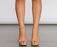 Places To Be Square Toe Wedges