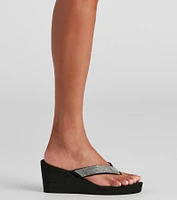 Throw It Back Rhine Wedge Sandals