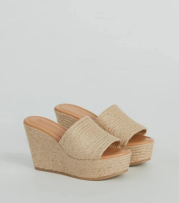 Sunshine Chic Espadrille Wedges