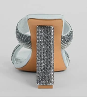 Shine The Night Ombre Rhinestone Wedges