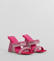 Shine The Night Ombre Rhinestone Wedges