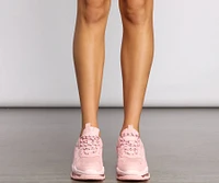 The Clear Two Tone Chunky Sneakers