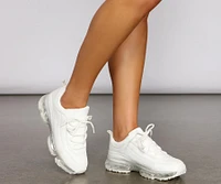 Casual Vibes Faux Leather Jelly Sneakers