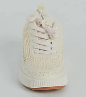 Step It Up Texture Knit Platform Sneakers