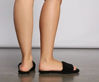 Cozy Comfort Sherpa Slides