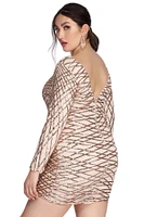 Plus Elysse Steal The Show Sequin Dress