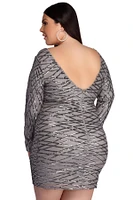 Plus Elysse Steal The Show Sequin Dress