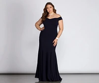 Plus Briar Formal Off The Shoulder Dress