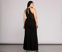 Plus Kacey Formal Heat Stone Dress