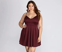 Plus Lace Appeal Skater Dress