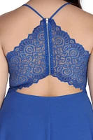 Plus Swept Off Your Feet High-Low Dress