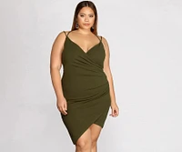 Plus Strappy & Stunning Mini Dress