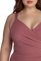 Plus Hot Stuff Asymmetrical Dress