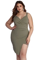 Plus Hot Stuff Asymmetrical Dress