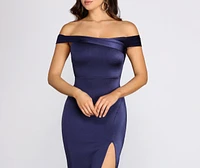Brook High Slit Midi Dress