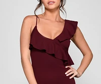 Zosia Formal Ruffled Bodycon Dress