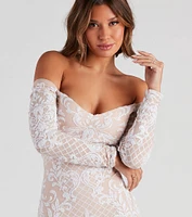 Maddie Off-The-Shoulder Party Dress