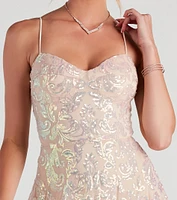 Briar Sleeveless Sequin Party Dress