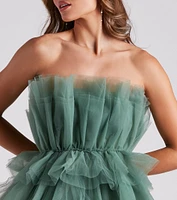 Kayla Tulle Short Party Dress