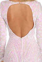 Gemma Iridescent Sequin Dress
