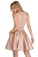 Cheyenne Taffeta Skater Dress