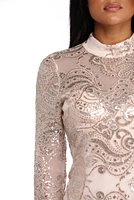 Francine Sequin Glam Dress