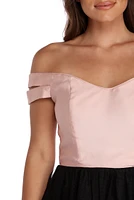 Katie Off The Shoulder Tulle Dress