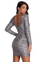Elysse Steal The Show Sequin Dress