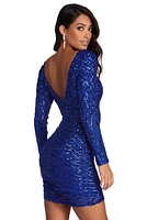 Elysse Steal The Show Sequin Dress