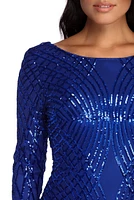 Elysse Steal The Show Sequin Dress