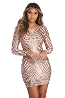 Elysse Steal The Show Sequin Dress