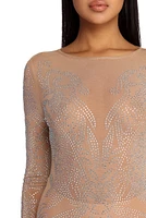 Janelle Winner's Circle Mesh Dress