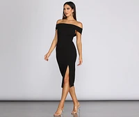 Layla Formal Sequin Midi Dress