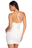 Casey Formal Heat Stone Mini Dress