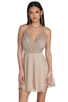Zoey Formal Lurex Party Dress