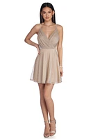 Zoey Formal Lurex Party Dress