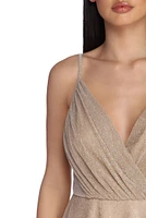 Zoey Formal Lurex Party Dress