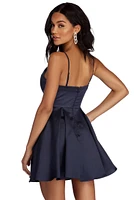 Jenny Formal Satin Party Dress