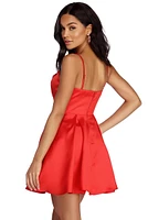 Jenny Formal Satin Party Dress