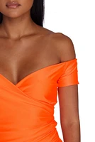 Stephanie Formal Ruched Midi Dress