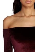 Abby Formal Velvet Midi Dress