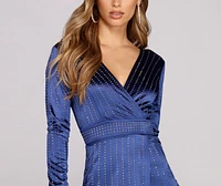 Kali Satin Heat Stone Dress