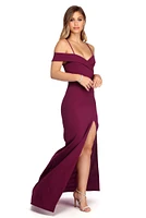 Nat Formal High Slit Dress
