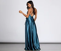 Lyndsay Satin Formal Gown