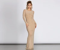 Julia Formal Heat Stone Dress